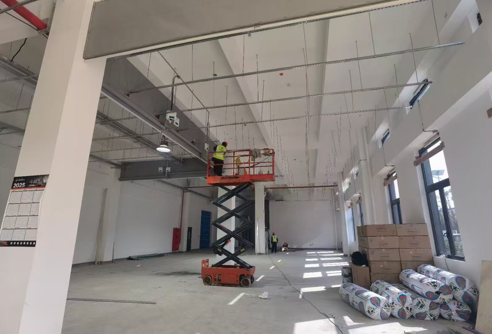 上海松江厂房装修钢结构夹层搭建案例